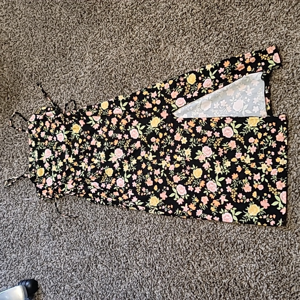 Derek Heart Floral Dress EUC